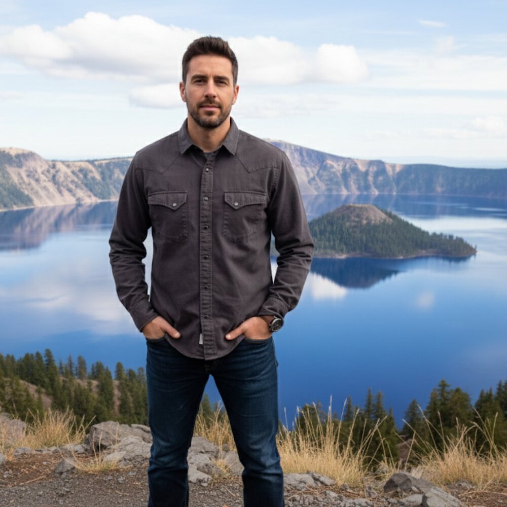 Pendleton Grey Shirt Jacket, Men’s XL